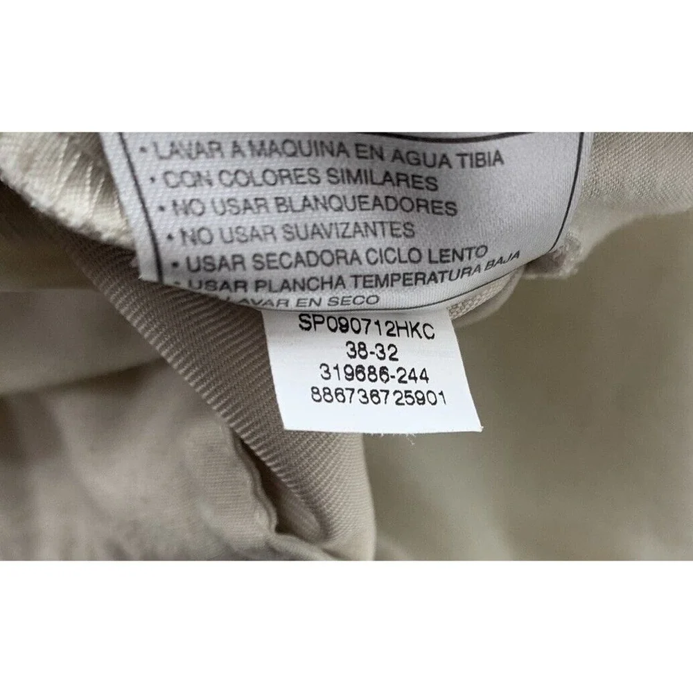 Nike Golf Chino Pants‎ Mens 38x32 Mid Rise Pleated Khaki Sports Dry Wicking Dad